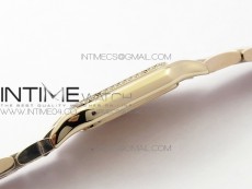 Panthère Secrete Ladies 27mm Diamond Bezel RG 8848F 1:1 Best Edition White Dial on RG Bracelet Ronda Quartz