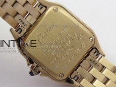 Panthère Secrete Ladies 22mm RG 8848F 1:1 Best Edition White Dial on RG Bracelet Ronda Quartz