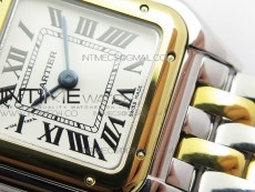 Panthère Secrete Ladies 22mm SS/YG 8848F 1:1 Best Edition White Dial on SS/YG Bracelet Ronda Quartz