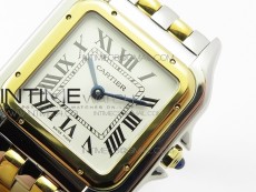 Panthère Secrete Ladies 27mm SS/YG 8848F 1:1 Best Edition White Dial on SS/YG Bracelet Ronda Quartz
