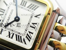 Panthère Secrete Ladies 27mm SS/YG 8848F 1:1 Best Edition White Dial on SS/YG Bracelet Ronda Quartz