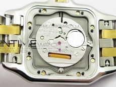 Panthère Secrete Ladies 27mm SS/YG 8848F 1:1 Best Edition White Dial on SS/YG Bracelet Ronda Quartz