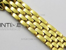 Panthère Secrete Ladies 27mm YG 8848F 1:1 Best Edition White Dial on YG Bracelet Ronda Quartz