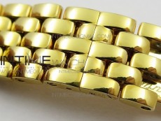 Panthère Secrete Ladies 27mm YG 8848F 1:1 Best Edition White Dial on YG Bracelet Ronda Quartz