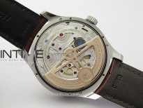 Portuguese IW503307 Real PR SS APSF 1:1 Best Edition White Dial On Brown Leather Strap A52610