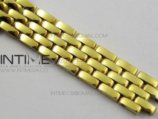 Panthère Secrete Ladies 22mm YG 8848F 1:1 Best Edition White Dial on YG Bracelet Ronda Quartz