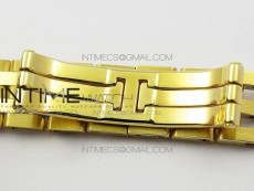 Panthère Secrete Ladies 22mm YG 8848F 1:1 Best Edition White Dial on YG Bracelet Ronda Quartz