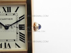 Tank Solo Ladies 25mm RG AF 1:1 Best Edition White Dial on Brown Leather Strap Ronda Quartz