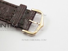 Tank Solo Ladies 25mm RG AF 1:1 Best Edition White Dial on Brown Leather Strap Ronda Quartz