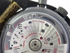 Speedmaster "Dark Side of The Moon" Real Ceramic OMF 1:1 Best Edition Vintage Black on Brown Leather Strap A9300