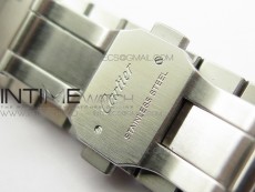 Santos de Cartier Large 2018 V2 KOR 1:1 Best Edition White Dial on SS Bracelet MIYOTA 9015