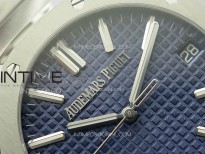 Royal Oak 41mm 15510 50th SS ZF 1:1 Best Edition Blue Textured Dial on SS Bracelet A4302 (Free Box)