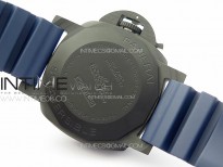 PAM1232 Carbotech 44mm VSF Best Edition Blue Dial Blue Markers on Blue Rubber Strap P.9010 Clone