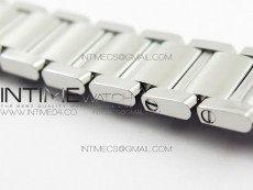 Tank Francaise Ladies 25mm SS 8848F 1:1 Best Edition White Dial on SS Bracelet Ronda Quartz
