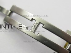 Tank Francaise Ladies 25mm SS/YG 8848F 1:1 Best Edition White Diamond Dial on SS/YG Bracelet Ronda Quartz