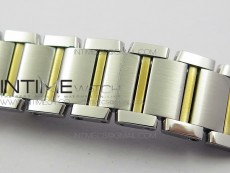 Tank Francaise Ladies 25mm SS/YG 8848F 1:1 Best Edition Pink MOP Dial on SS/YG Bracelet Ronda Quartz