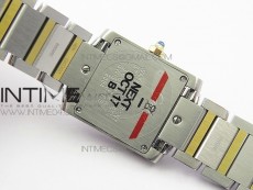 Tank Francaise Ladies 25mm SS/YG 8848F 1:1 Best Edition Ivory Dial on SS/YG Bracelet Ronda Quartz