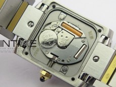 Tank Francaise Ladies 25mm SS/YG 8848F 1:1 Best Edition Ivory Dial on SS/YG Bracelet Ronda Quartz