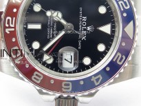 GMT-Master II 126710 Red/Blue Ceramic Bezel 904L SS GMF 1:1 Best Edition Black Dial on 904L Oyster Bracelet VR3285 V5
