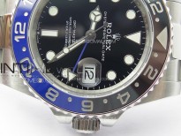 GMT-Master II 126710 Black/Blue Ceramic Bezel 904L SS GMF 1:1 Best Edition Black Dial on 904L Oyster Bracelet VR3285 V5