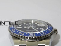 GMT-Master II 126710 Black/Blue Ceramic Bezel 904L SS GMF 1:1 Best Edition Black Dial on 904L Oyster Bracelet VR3285 V5