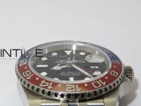 GMT-Master II 126710 Red/Blue Ceramic Bezel 904L SS GMF 1:1 Best Edition Black Dial on 904L Jubilee Bracelet VR3285 V5