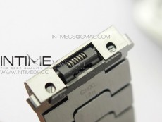 Santos de Cartier 35mm 2018 GF 1:1 Best Edition White Dial on SS SmartLinks Bracelet MIYOTA 9015 (Free Leather Strap)