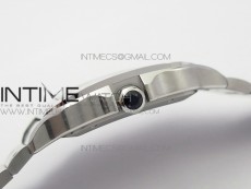 Santos de Cartier 40mm 2018 GF 1:1 Best Edition White Dial on SS SmartLinks Bracelet MIYOTA 9015 (Free Leather Strap)