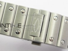 Santos de Cartier 40mm 2018 GF 1:1 Best Edition White Dial on SS SmartLinks Bracelet MIYOTA 9015 (Free Leather Strap)