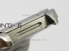 Santos de Cartier 40mm 2018 GF 1:1 Best Edition White Dial on SS SmartLinks Bracelet MIYOTA 9015 (Free Leather Strap)