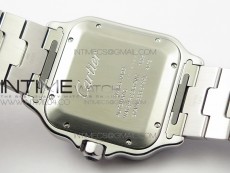 Santos de Cartier 40mm 2018 GF 1:1 Best Edition White Dial on SS SmartLinks Bracelet MIYOTA 9015 (Free Leather Strap)