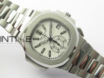Nautilus 5980 SS PPF Best Edition White Dial on SS Bracelet A28-520