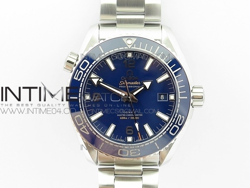 Planet Ocean 43.5mm SS VSF 1:1 Best Edition Blue Ceramic Bezel and Dial on SS Bracelet A8900 Super Clone Planet Ocean 43.5mm SS VSF 1:1 Best Edition Blue Ceramic Bezel and Dial on SS Bracelet A8900 Super Clone