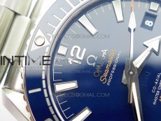 Planet Ocean 43.5mm SS VSF 1:1 Best Edition Blue Ceramic Bezel and Dial on SS Bracelet A8900 Super Clone