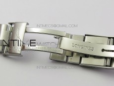 Conquest L3.840.4.56.6 Real Ceramic Bezel SS ZF 1:1 Best Edition Black dial On SS Bracelet A2824