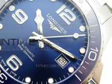 Conquest L3.840.4.56.6 Real Ceramic Bezel SS ZF 1:1 Best Edition Blue dial On SS Bracelet A2824