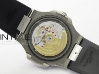 Nautilus Jumbo 5711 Super Replication PPF 1:1 Best Edition White Textured Dial on Black Rubber Strap PPF324
