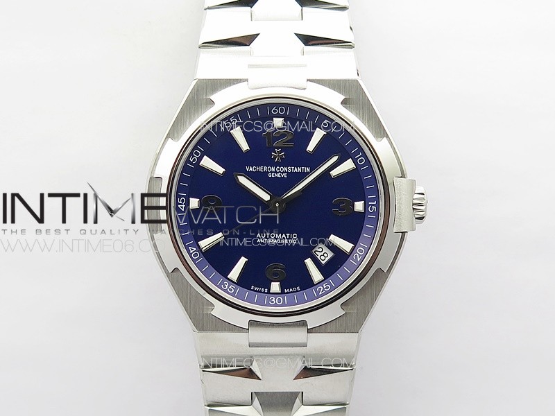Overseas 47040 SS PPF 1:1 Best Edition Blue dial on SS Bracelet A1226