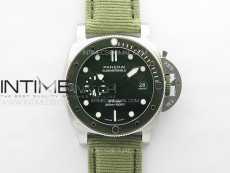 PAM1287 Y VSF 1:1 Best Edition Green Dial on Green Leather Strap P.900 Super Clone