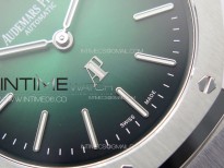 Royal Oak 39mm 16202 50th SS ZF 1:1 Best Edition Green Textured Dial on SS Bracelet A7121
