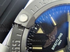 Avenger BlackBird 44mm DLC GF 1:1 Best Edition Titanium Case Black Dial on Black Rubber Strap A2824 V4 (Free Box)