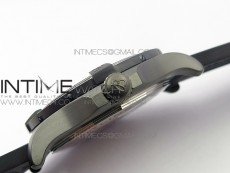 Avenger BlackBird 44mm DLC GF 1:1 Best Edition Titanium Case Black Dial on Black Rubber Strap A2824 V4 (Free Box)