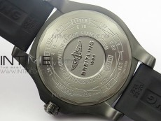 Avenger BlackBird 44mm DLC GF 1:1 Best Edition Titanium Case Black Dial on Black Rubber Strap A2824 V4 (Free Box)
