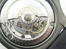 Avenger BlackBird 44mm DLC GF 1:1 Best Edition Titanium Case Black Dial on Black Rubber Strap A2824 V4 (Free Box)