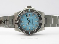 Submariner DIW Carbon Bezel VSF 1:1 Best Edition Tiffany Blue Dial on Sandblasted Bracelet VS3135