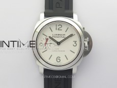 PAM1342 W HWF 1:1 Best Edition White Dial on Black Rubber Strap A6497