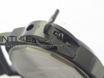 PAM2121 DLC Titanium HWF 1:1 Best Edition Gray Dial On Gray Nylon Strap A6497