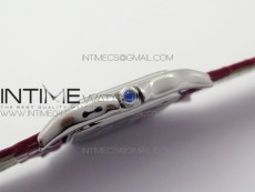 Panthère Secrete Ladies 27mm SS 8848F 1:1 Best Edition White Dial on Red Croco Strap Ronda Quartz