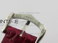 Panthère Secrete Ladies 27mm SS 8848F 1:1 Best Edition White Dial on Red Croco Strap Ronda Quartz