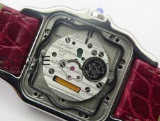 Panthère Secrete Ladies 27mm SS 8848F 1:1 Best Edition White Dial on Red Croco Strap Ronda Quartz